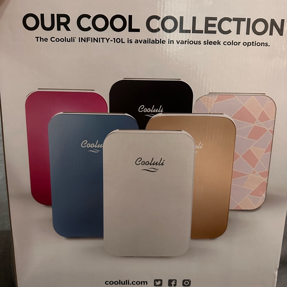 Cooluli Infinity-10L Mini Fridge in Multiple Colors
